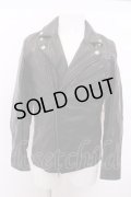 【SALE】FUGA ジャケット.CHARISMATIC PUライダース /ブラック/44 O-22-12-30-002-FU-ja-YM-ZT-ML012