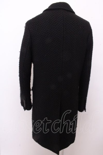 画像2: NO ID. コート.ボンディングニットチェスター /ブラック/3 O-22-12-30-034-NO-ou-YM-ZT376 (2)