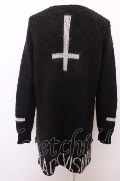 画像2: NO ID. BLACK ニット.モヘヤニットNO-JQ-BIGプルオーバー /ブラック/ONE O-22-12-30-004-NO-to-YM-ZT149 (2)