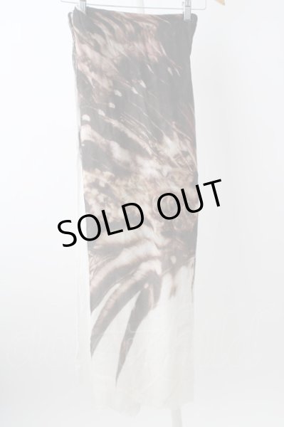 画像2: IFSIXWASNINE ストール.SKULL INDIAN /ホワイト/- T-23-01-06-015-IF-za-KN-ZT377 (2)