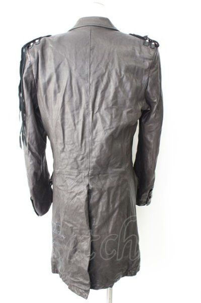 画像2: SWITCHBLADE ジャケット.SPECIAL REMAKE LEATHER LONG /ブラック/S T-23-01-06-010-AB-ja-KN-ZT-ML009 (2)