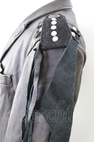 画像8: SWITCHBLADE ジャケット.SPECIAL REMAKE LEATHER LONG /ブラック/S T-23-01-06-010-AB-ja-KN-ZT-ML009 (8)