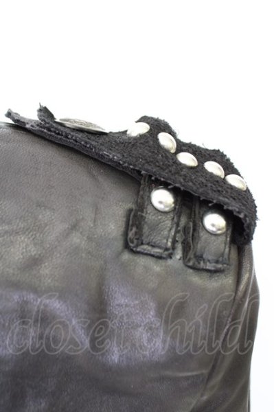 画像9: SWITCHBLADE ジャケット.SPECIAL REMAKE LEATHER LONG /ブラック/S T-23-01-06-010-AB-ja-KN-ZT-ML009 (9)