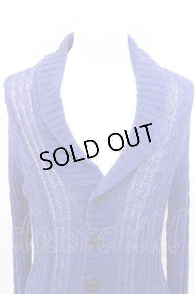 画像2: FUGA カーディガン.HighPressure テープヤーン /ブルー/46 O-23-01-08-039-FU-to-YM-ZT388 (2)