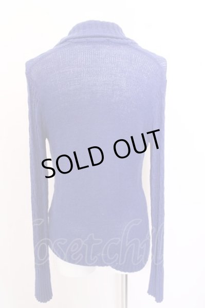 画像3: FUGA カーディガン.HighPressure テープヤーン /ブルー/46 O-23-01-08-039-FU-to-YM-ZT388 (3)