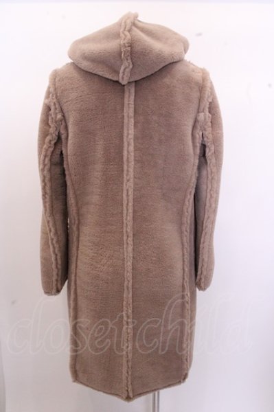 画像5: NO ID. BLACK コート.フェイクムートンリバーシブルフーデッド /キャメルｘブラウン/1 O-23-01-08-048-NO-ou-YM-ZT-M105 (5)