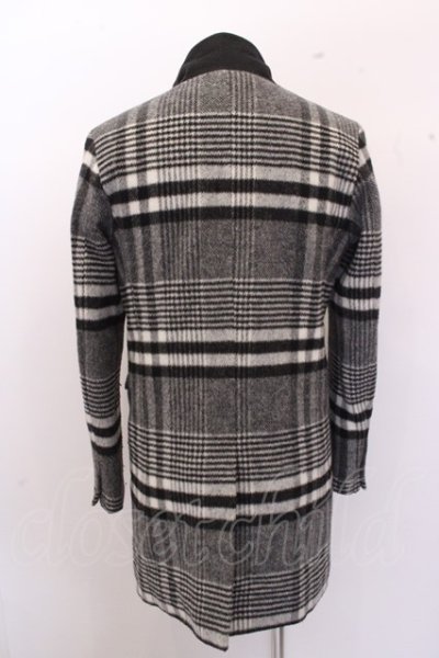 画像5: 【SALE】DEAN&McQUEEN コート.NOTHINGHAM【ノッティンガム】チェックチェスターフィールド /ブラック/2 O-23-01-08-052-DE-ou-YM-ZT-M104