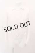【SALE】THE TWELVE ジャケット.コットンライダース 【現在買取対象外】 /ホワイト/46 O-23-01-08-059-TH-ja-YM-ZT388