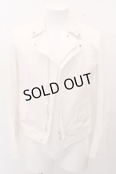 画像3: THE TWELVE ジャケット.コットンライダース 【現在買取対象外】 /ホワイト/46 O-23-01-08-059-TH-ja-YM-ZT388 (3)