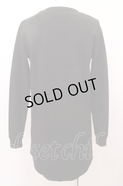 画像2: NO ID. カットソー.ストレッチクレープC/N /ブラック/1 O-23-01-08-019-NO-to-YM-ZT432 (2)