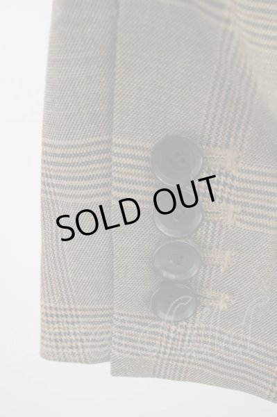 画像5: NO ID.BLACK ジャケット.ピークドラベル2B /チェック/3 T-23-01-10-004-NO-ja-KN-ZT478 (5)