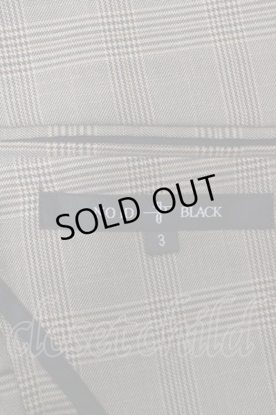 画像6: NO ID.BLACK ジャケット.ピークドラベル2B /チェック/3 T-23-01-10-004-NO-ja-KN-ZT478 (6)