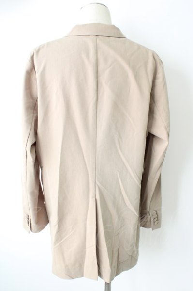 画像2: NO ID.BLACK ジャケット.ダブルブレストノッチドラペルハーフ /ベージュ/1 T-23-01-10-008-NO-ja-KN-ZT364 (2)