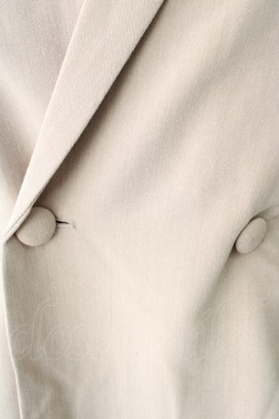 画像5: NO ID.BLACK ジャケット.ダブルブレストノッチドラペルハーフ /ベージュ/1 T-23-01-10-008-NO-ja-KN-ZT364 (5)