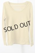 【SALE】CHARM CULT カットソー.Uネック /イエロー/1 T-23-01-10-002-CH-to-KN-ZT479