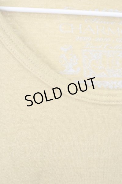 画像3: CHARM CULT カットソー.Uネック /イエロー/1 T-23-01-10-002-CH-to-KN-ZT479 (3)