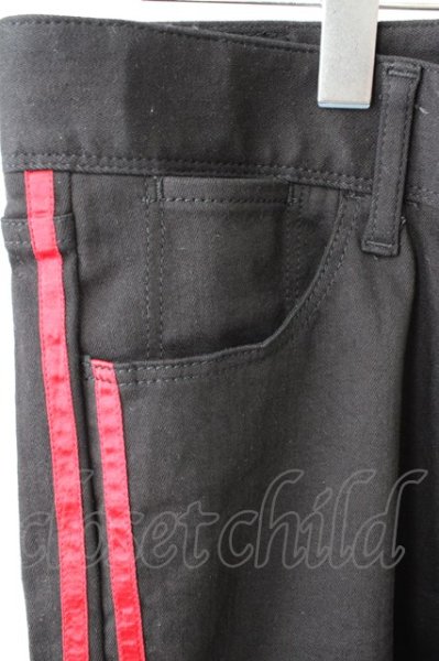 画像4: Black by VANQUISH パンツ.CRASH SIDE 2 LINEトルコパワーストレッチスキニーデニム /ブラック/34 T-23-01-13-015-Bl-pa-KN-ZT116 (4)