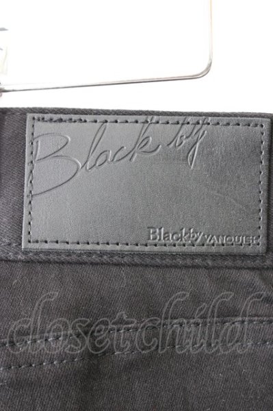 画像6: Black by VANQUISH パンツ.CRASH SIDE 2 LINEトルコパワーストレッチスキニーデニム /ブラック/34 T-23-01-13-015-Bl-pa-KN-ZT116 (6)