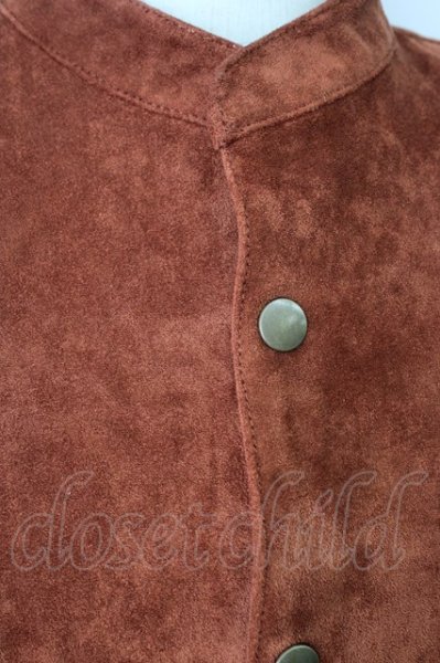 画像3: NO ID. ジャケット.バンドカラーBLZ /ブラウン/2 T-23-01-13-001-NO-ja-KN-ZT-M116 (3)