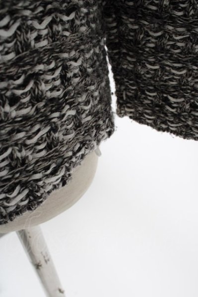 画像9: FUGA ジャケット.Respect ツイードニット /ブラックｘホワイト/44 T-23-01-14-015-FU-ja-KN-ZT083 (9)