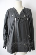 【WINTERセール】NO ID.BLACK ジャケット.リフレクターＢＩＧ-ＷライダースＪＫ /ブラック/ONE T-23-01-14-018-NO-ja-KN-ZT-M116