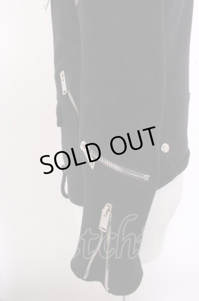 画像5: Moonage Devilment(清春) ジャケット.カウショルダーダブルライダース /ブラック/46 O-23-01-22-020-Mo-ja-YM-ZT-M125 (5)