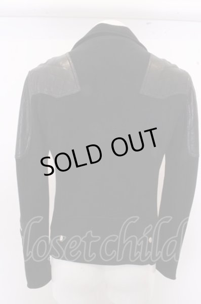 画像6: Moonage Devilment(清春) ジャケット.カウショルダーダブルライダース /ブラック/46 O-23-01-22-020-Mo-ja-YM-ZT-M125 (6)