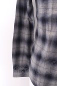 画像3: 【WINTERセール】GOSTAR DE FUGA シャツ.長袖チェック'20SS /グレイ/46 O-23-01-22-027-GO-sh-YM-ZT159 (3)