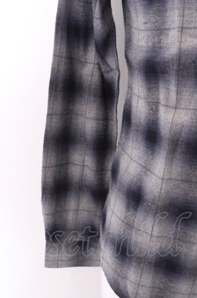 画像3: GOSTAR DE FUGA シャツ.長袖チェック'20SS /グレイ/46 O-23-01-22-027-GO-sh-YM-ZT159 (3)