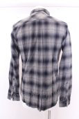 画像5: 【WINTERセール】GOSTAR DE FUGA シャツ.長袖チェック'20SS /グレイ/46 O-23-01-22-027-GO-sh-YM-ZT159 (5)