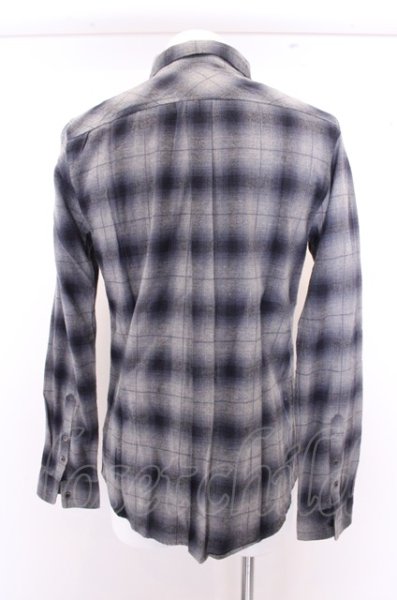 画像5: GOSTAR DE FUGA シャツ.長袖チェック'20SS /グレイ/46 O-23-01-22-027-GO-sh-YM-ZT159 (5)