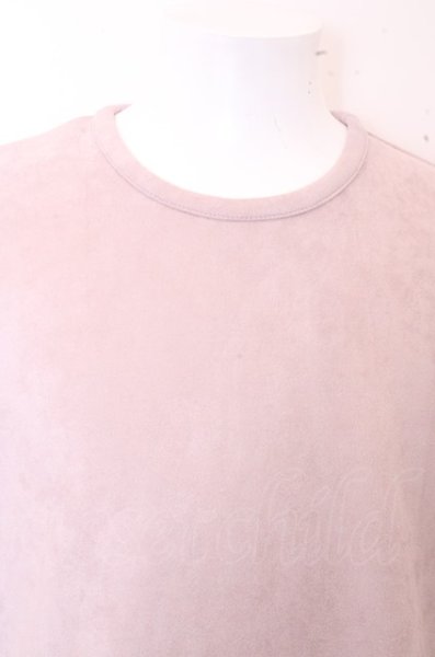 画像2: GOSTAR DE FUGA カットソー.Arcipelago フェイクスウェード7分袖プルオーバー O-23-01-22-029-GO-to-YM-ZT022 (2)