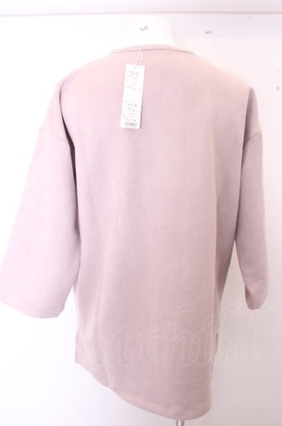 画像4: GOSTAR DE FUGA カットソー.Arcipelago フェイクスウェード7分袖プルオーバー O-23-01-22-029-GO-to-YM-ZT022 (4)