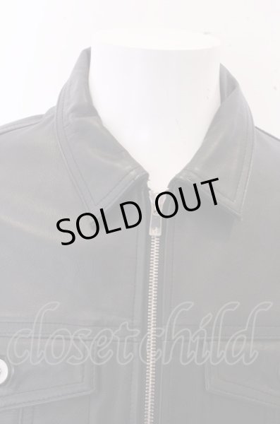 画像2: NO ID. ジャケット.カウベジタブルZIP-Gジャン /ブラック/2 O-23-01-22-007-NO-ja-YM-ZT-ML008 (2)