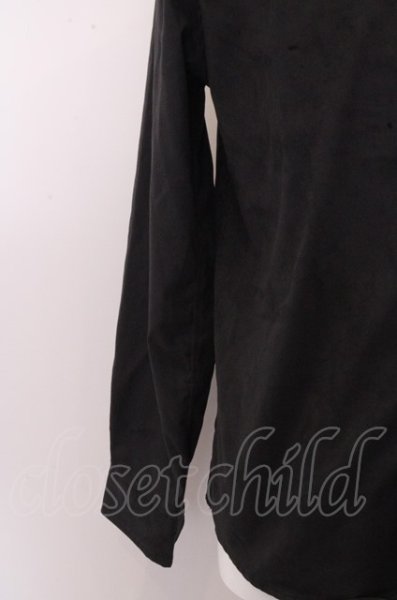 画像4: GOSTAR DE FUGA シャツ.スウェードイタリアンカラー /ネイビー/48 O-23-01-22-014-GO-sh-YM-ZT022 (4)