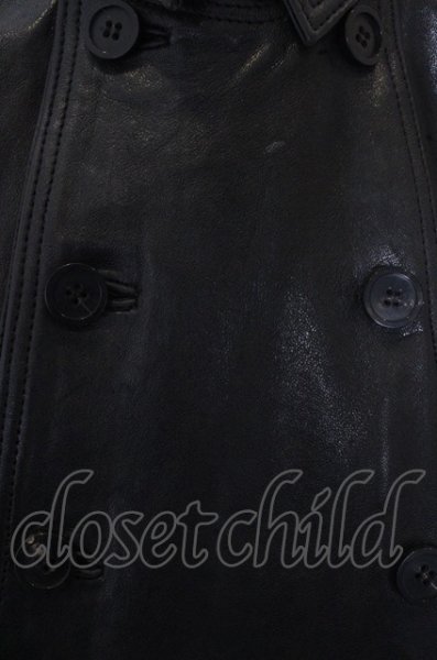 画像3: NO ID. コート.ラムレザーWブレスト /ブラック/2 O-23-01-22-002-NO-ou-YM-ZT-ML011 (3)