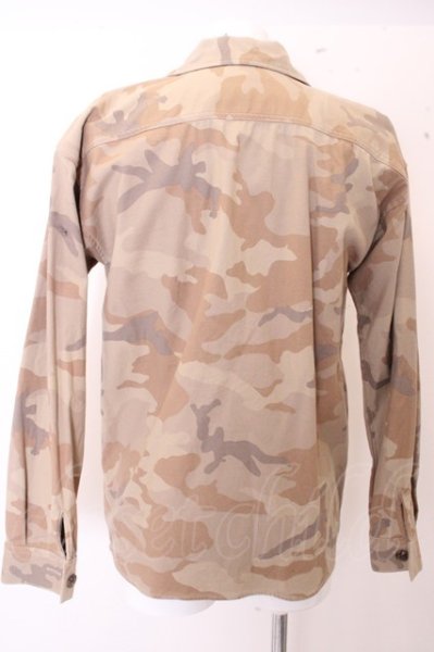 画像4: GOSTAR DE FUGA シャツ.カモフラミリタリー /ベージュ/46 O-23-01-23-046-GO-sh-YM-ZT203 (4)