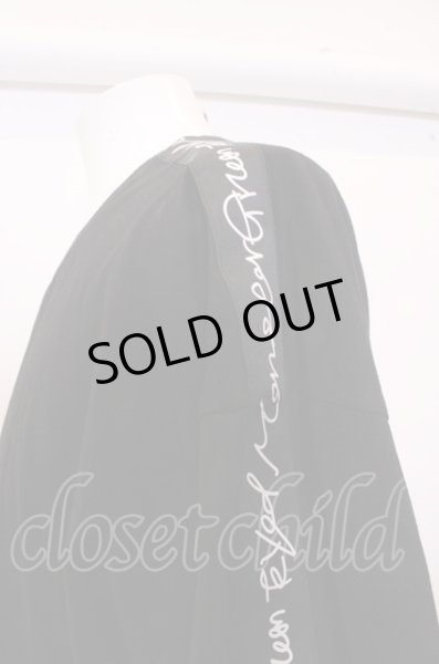 画像2: GreenEyedMonster Tシャツ.ロゴラベルBIG /ブラック/ O-23-01-24-043-GR-ts-YM-ZT025 (2)