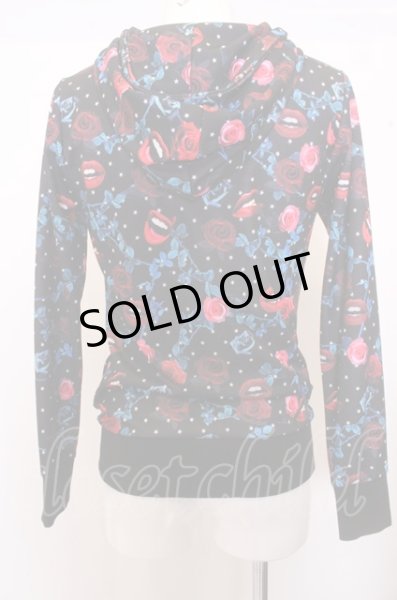 画像3: JURY BLACK パーカー.STAR FAT LIP ZIP /ブラック/S O-23-01-24-060-JU-to-YM-ZT025 (3)