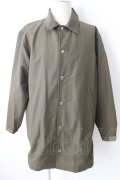 【WINTERセール】MR.OLIVE ジャケット.ウォータープルーフグログランコーチコート /カーキ/S T-23-01-25-001-MR-ja-ET-ZT385