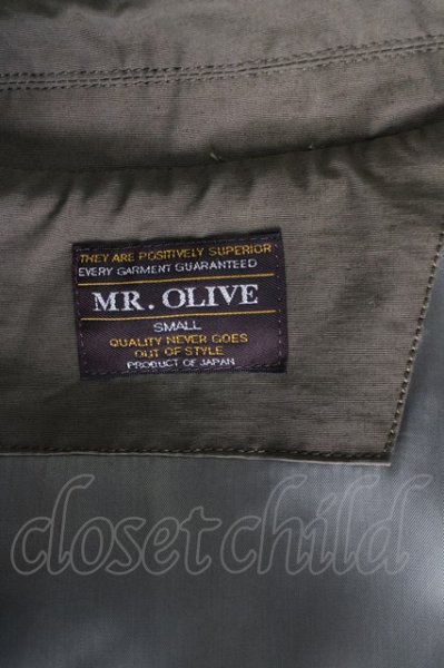 画像10: MR.OLIVE ジャケット.ウォータープルーフグログランコーチコート /カーキ/S T-23-01-25-001-MR-ja-ET-ZT385 (10)