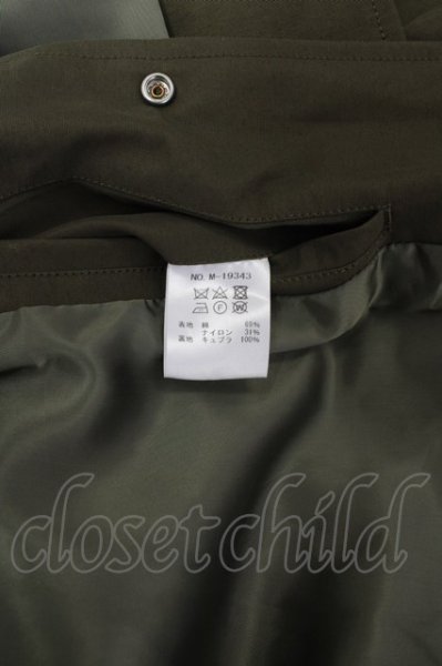 画像12: MR.OLIVE ジャケット.ウォータープルーフグログランコーチコート /カーキ/S T-23-01-25-001-MR-ja-ET-ZT385 (12)