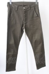 【SALE】MR.OLIVE パンツ.シリコンダイ アンクルカットスリム /カーキ/S T-23-01-25-002-MR-pa-NA-ZT385