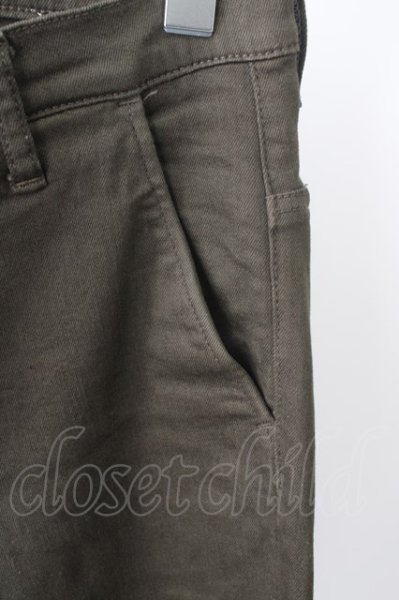 画像4: MR.OLIVE パンツ.シリコンダイ アンクルカットスリム /カーキ/S T-23-01-25-002-MR-pa-NA-ZT385 (4)
