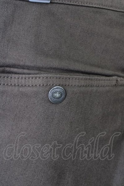 画像7: MR.OLIVE パンツ.シリコンダイ アンクルカットスリム /カーキ/S T-23-01-25-002-MR-pa-NA-ZT385 (7)