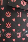 画像5: 【WINTERセール】million dollar orchestra コート.heii monogram トレンチ /ブラック×レッド/1 T-23-01-25-008-MI-ja-KN-ZT-ML032