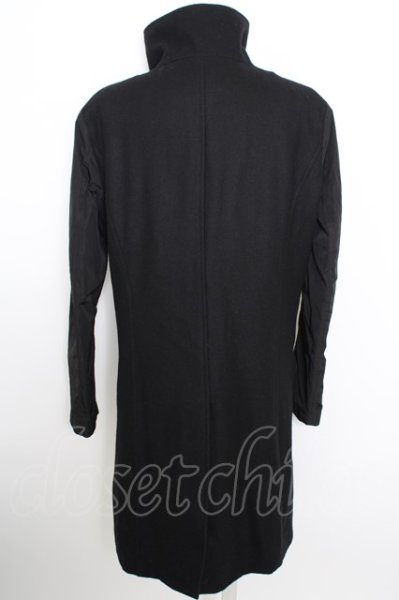 画像2: NO ID. コート.チェンジングスリーブハイカラー比翼 /ブラック/2 T-23-01-25-011-NO-ou-KN-ZT-M107 (2)
