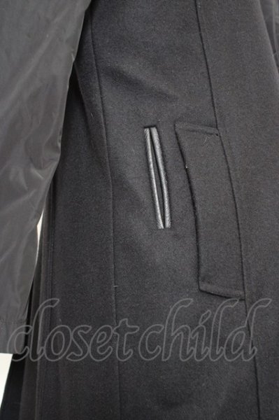 画像6: NO ID. コート.チェンジングスリーブハイカラー比翼 /ブラック/2 T-23-01-25-011-NO-ou-KN-ZT-M107 (6)