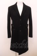 【WINTERセール】5351pour les Hommes コート.スーパー120ビーバーノーフォーク /ブラック/44 O-23-01-26-050-53-ou-YM-ZT-ML033