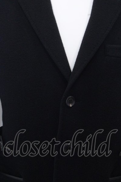 画像2: 5351pour les Hommes コート.スーパー120ビーバーノーフォーク /ブラック/44 O-23-01-26-050-53-ou-YM-ZT-ML033 (2)